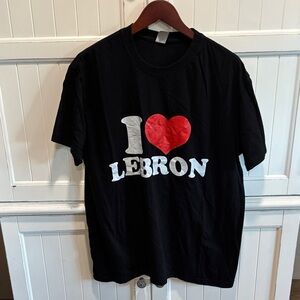 Black 'I Love LeBron' T-Shirt sz XL